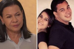 Doa Ruth é rebatida por Fernanda Costa, viúva do produtor Henrique Bahia - Foto: Reprodução/ Globo e Instagram