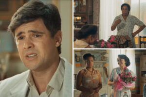 Êta Mundo Melhor - Candinho (Sérgio Guizé) manda flores pra Dita (Jeniffer Nascimento)