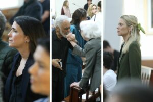 Famosos na missa de sétimo dia de Preta Gil