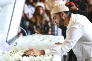 Francisco Gil no velório