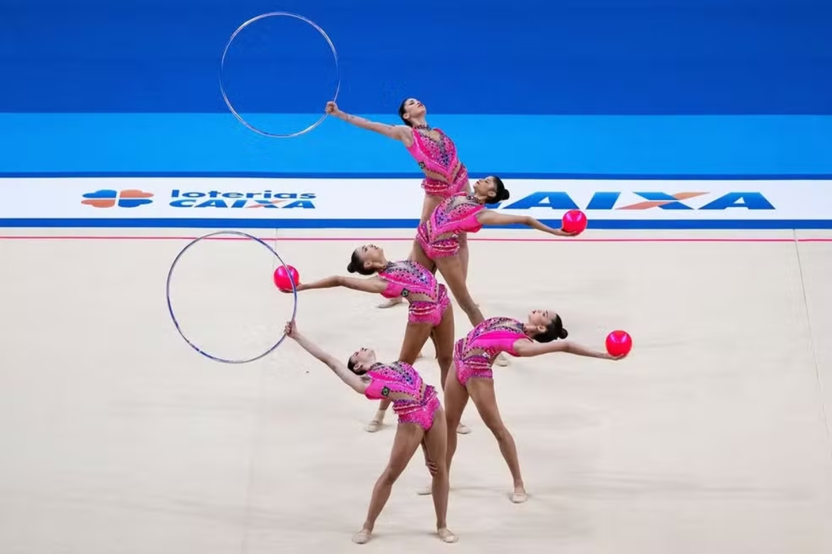 Ginástica feminina do Brasil em Milão