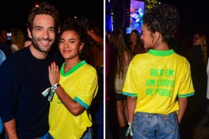 Humberto Carrão e Bella Campos no Festival de Inverno