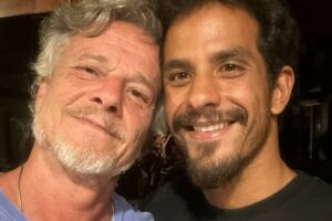 marcello novaes com filho mais velho, diogo novaes