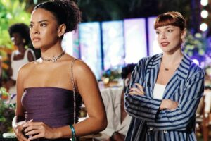 maria de fátima (bella campos) e solange (alice wegmann) em vale tudo