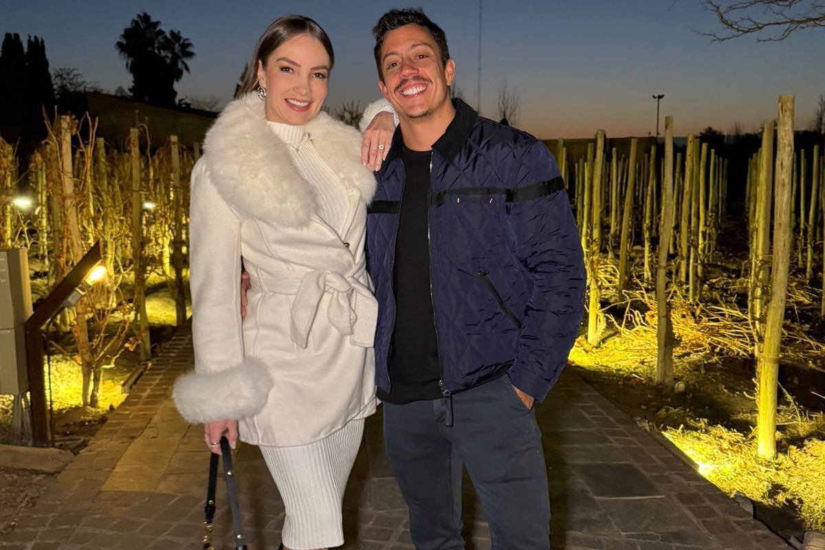 Renato Albani e a noiva viajam pra Argentina