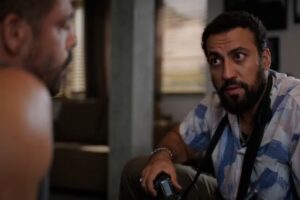 olavo (ricardo teodoro) e césar (cauã reymond) em vle tudo