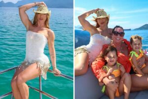 Virginia Fonseca com as filhas e a mãe