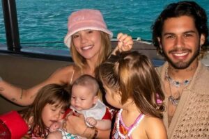 Virginia, Zé Felipe e os filhos