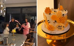 Neymar, Bruna Biancardi, Mel e Mavie- Reprodução Instagram