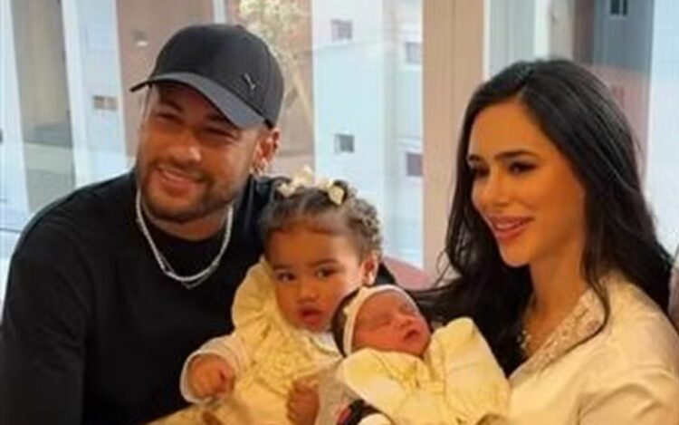 Neymar, Mel e Mavie - Instagram