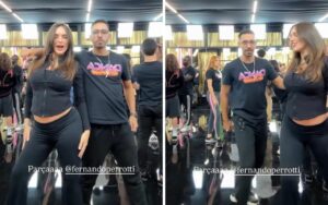 Rafa Kalimann b rilha com barriguinha de grávida no 