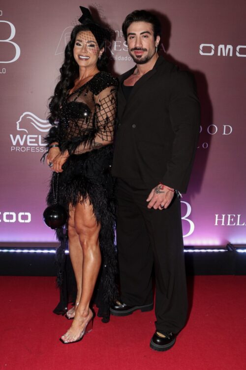 Juju Salimeni e Diogo Basaglia