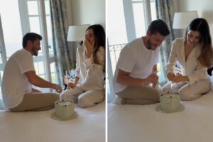 Camila Queiroz e Klebber Toledo