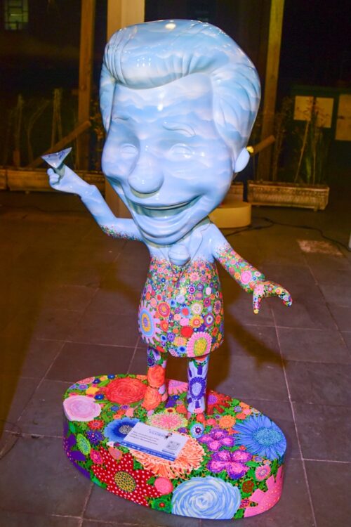 Escultura do personagem 