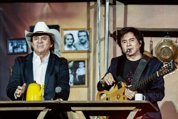 Chitãozinho e Xororó no festival sertanejo Histórias