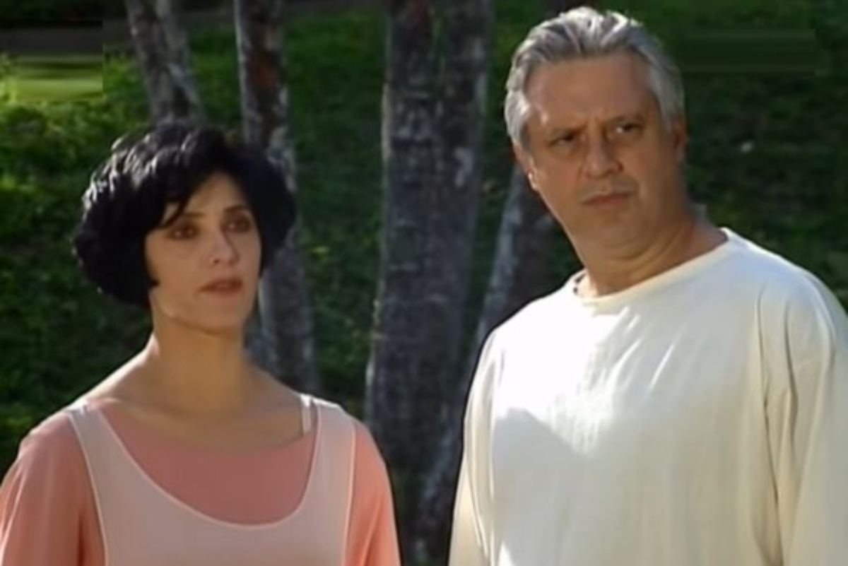 A Viagem - Diná (Christiane Torloni) e Otávio (Antônio Fagundes)
