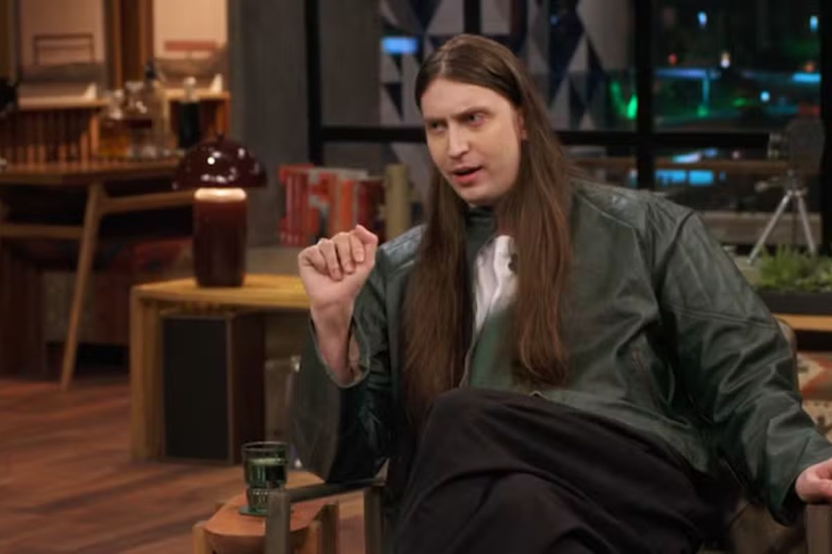 Felca em entrevista ao Pedro Bial