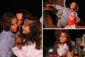 Ivete Sangalo e as filhas