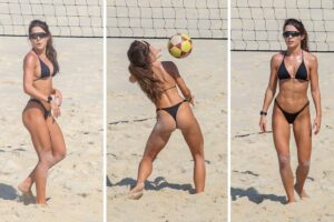 Jade Picon no futvôlei