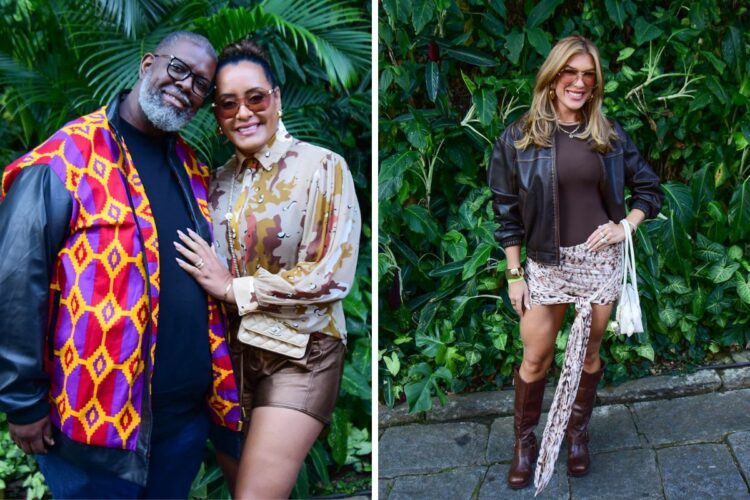 Péricles e esposa com Lore Improta