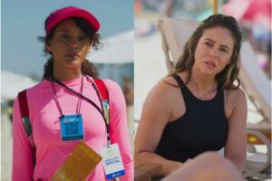 fotomontagem de raquel (tais araujo) e heleninha (paolla oliveira) em vale tudo