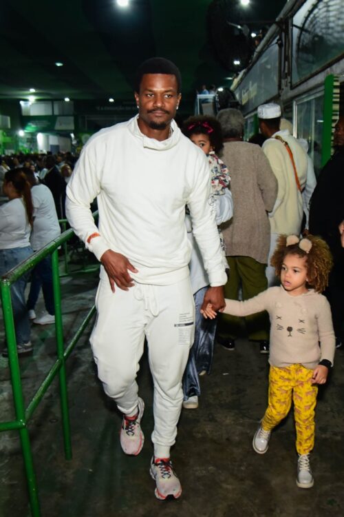 David Junior no velório de Arlindo Cruz