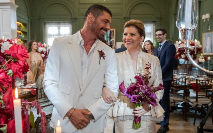 Casamento de Odete e César em “Vale Tudo” – Fotos: Globo/ Gabriel Vaguel