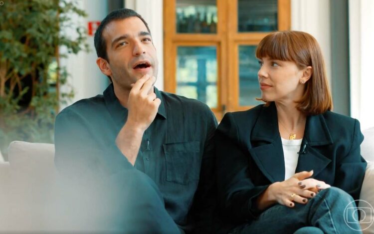 Humberto Carrão e Alice Wegmann