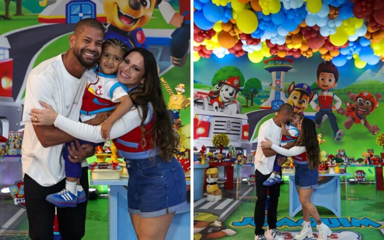 Viviane Araujo, Guilherme Militão e Joaquim