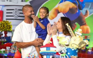 Viviane Araujo, Guilherme Militão e Joaquim