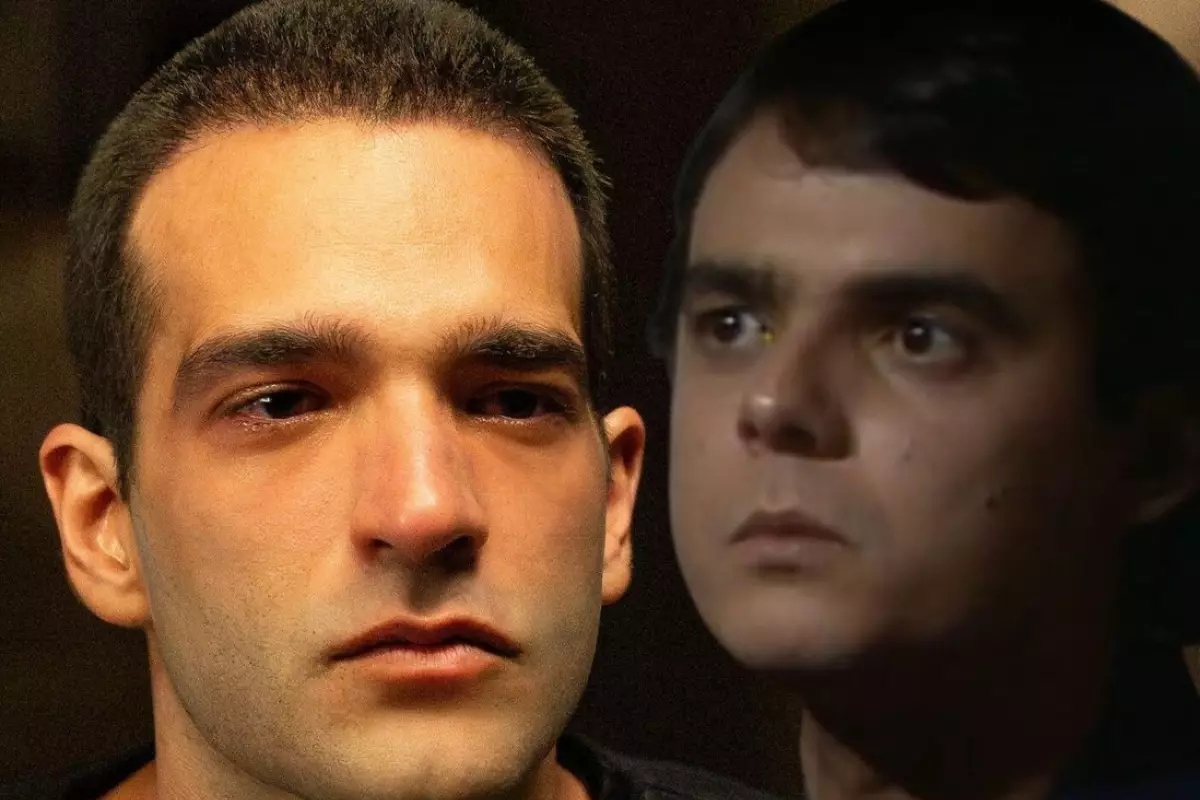 Afonso nas duas versões de 'Vale Tudo'