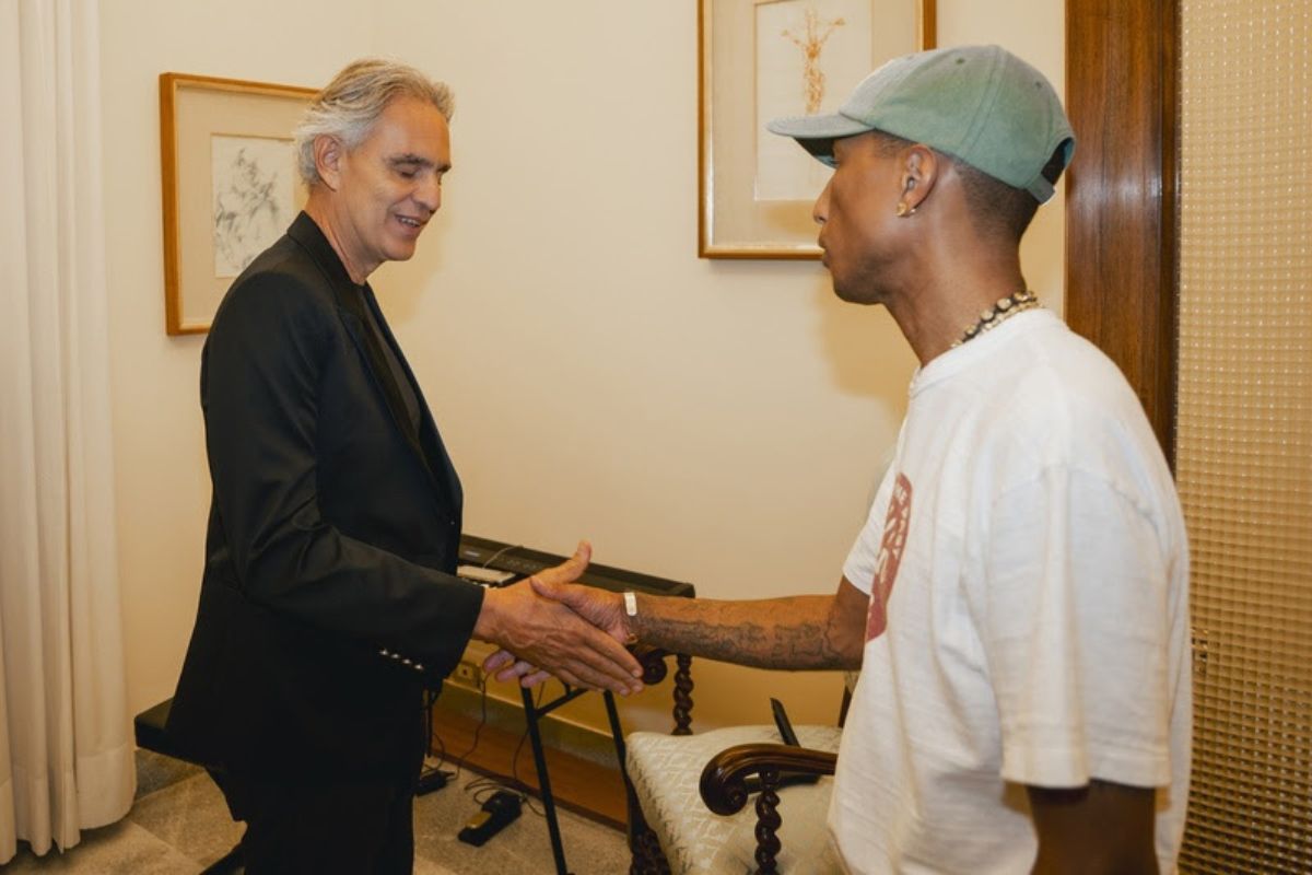 Andrea Bocelli e Pharell Williams