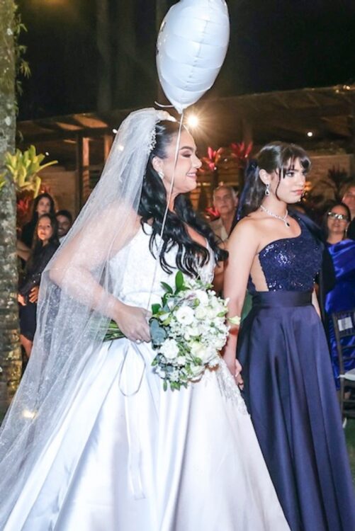 Ellis Faria e a filha