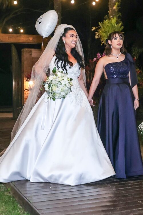 Ellis Faria e a filha