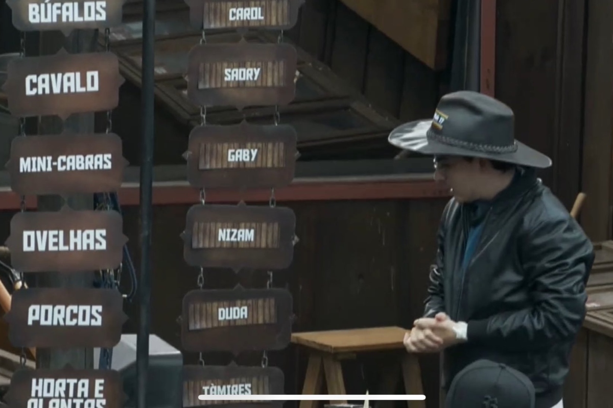 Dudu Camargo distribui tarefas aos peões