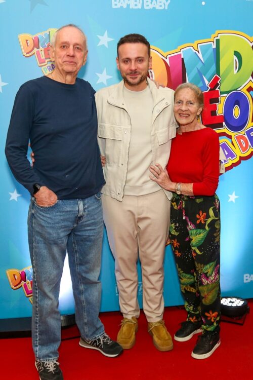 Léo Fuchs e os pais