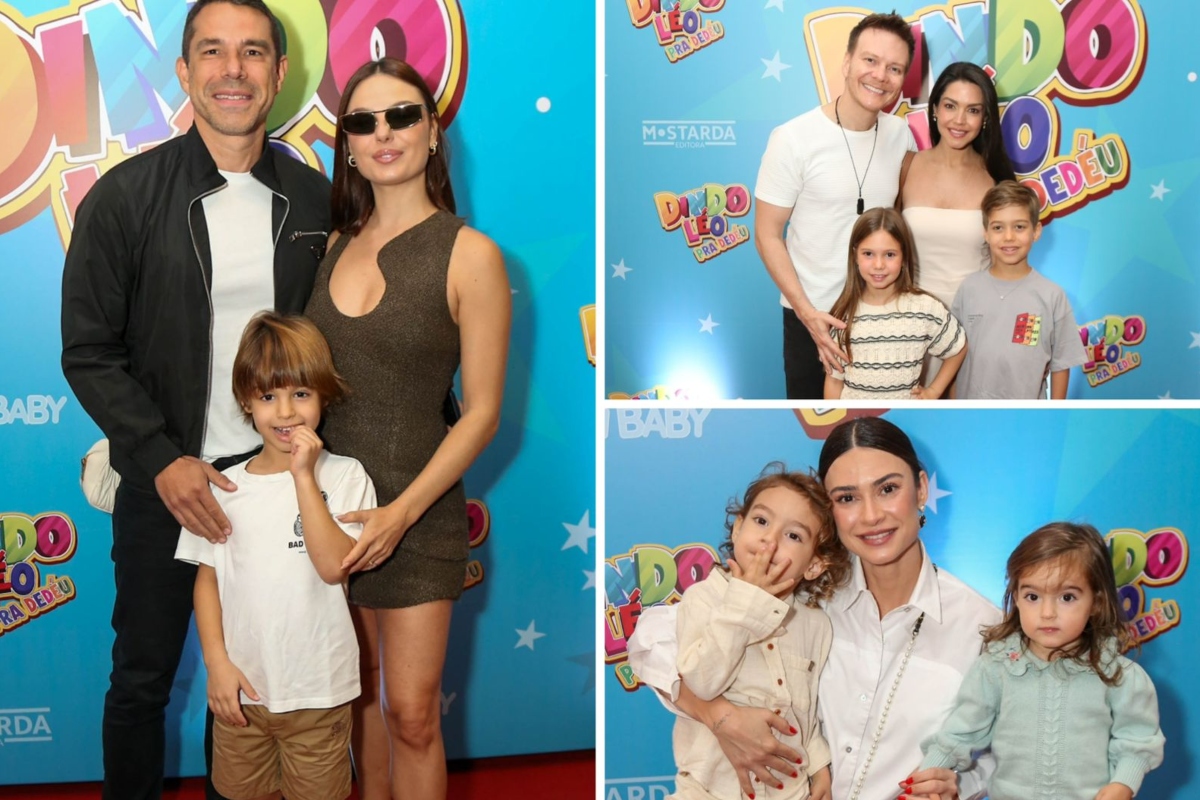 Famosos na estreia de 'Dindo Léo'