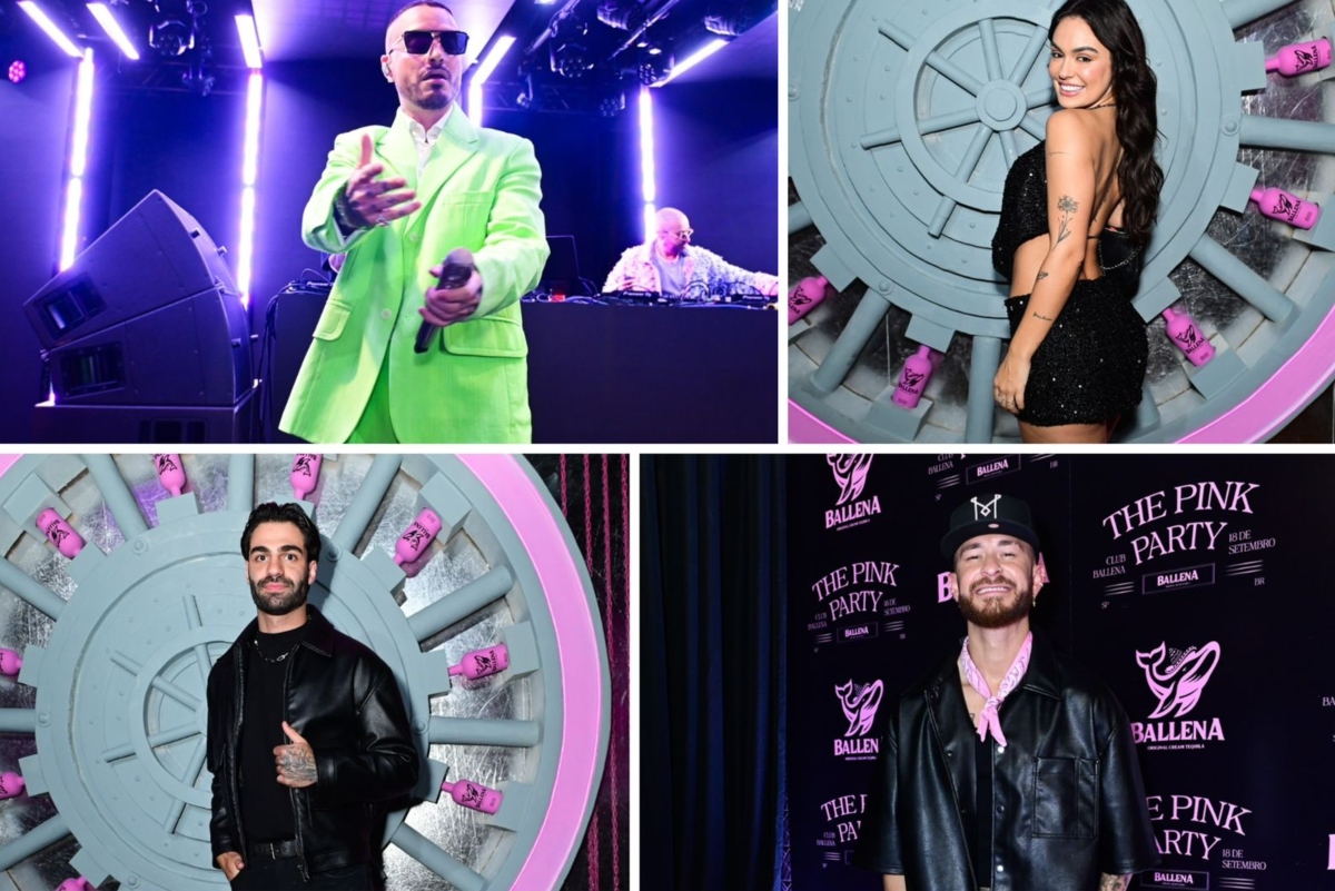 J Balvin foi a atração surpresa na festa que reuniu ex-casais