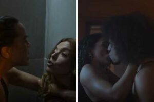 Fotomontagem de Bárbara (Giovana Cordeiro) com Kami (Giovanna Lancellotti) e Ryan (L7NNON) em Dona de Mim