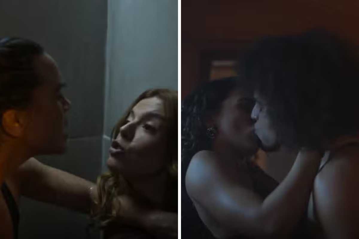 Fotomontagem de Bárbara (Giovana Cordeiro) com Kami (Giovanna Lancellotti) e Ryan (L7NNON) em Dona de Mim