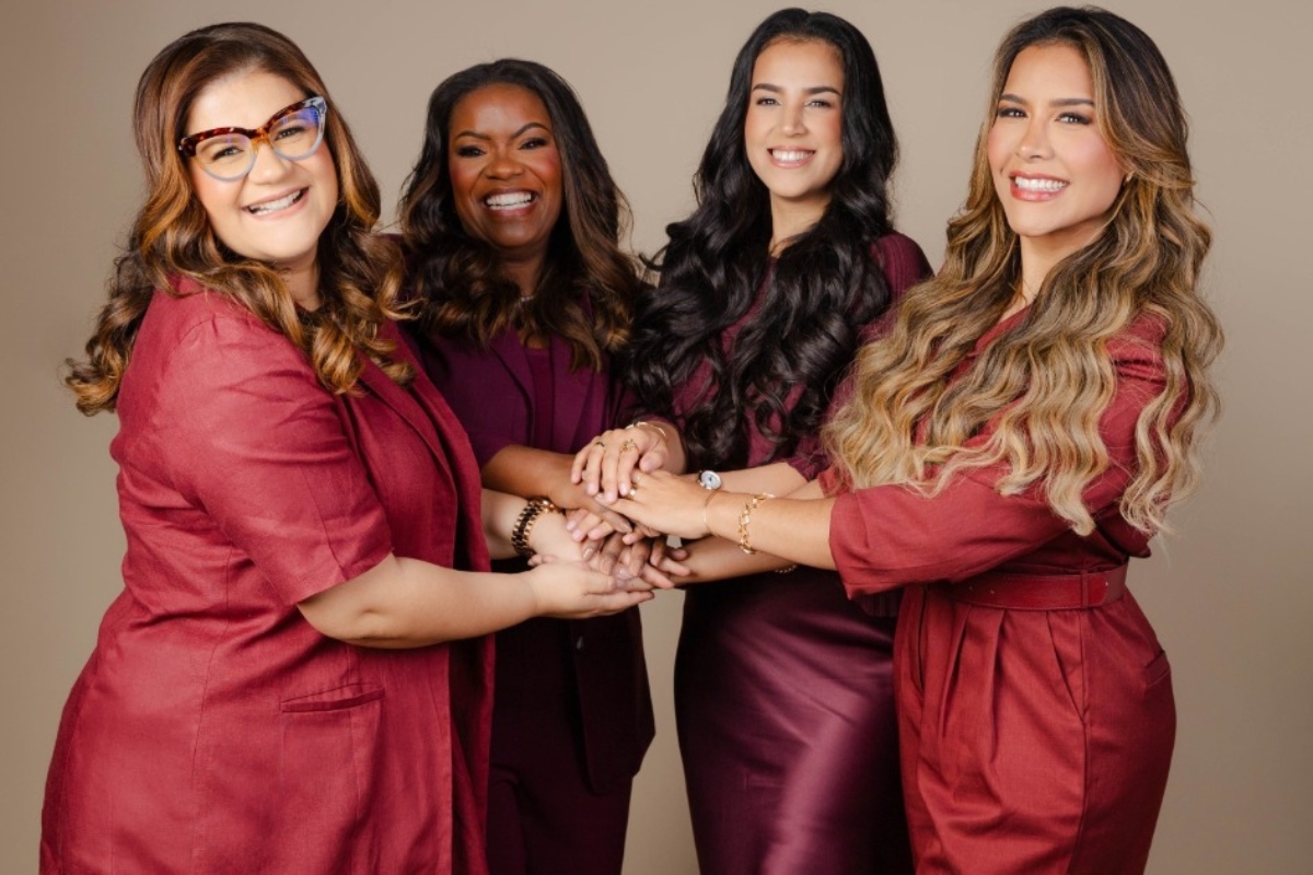 Camila Barros, Raquel Lima, Gabriela Lopes e Midian Lopes realizam a JUNTAS Conference 2025