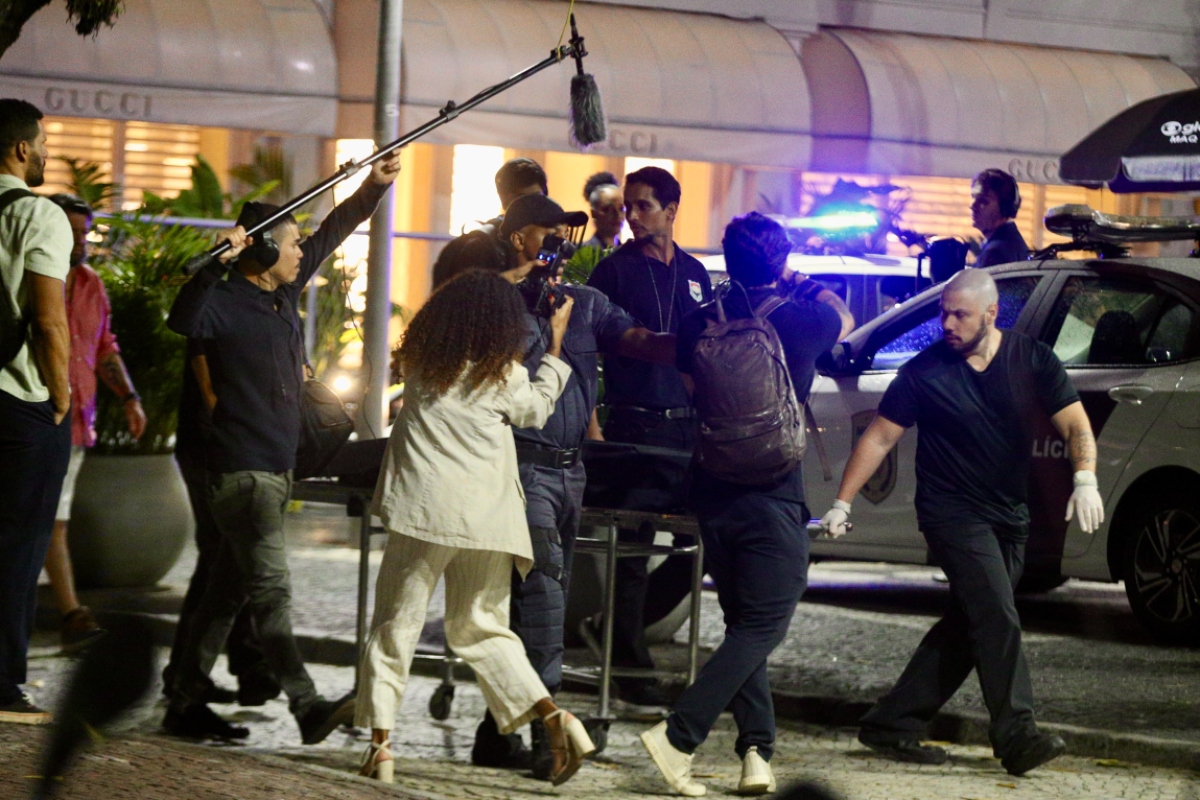 Gravação de Vale Tudo - morte de Odete