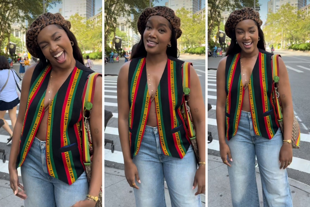 IZA arrasa no look em Nova Iorque