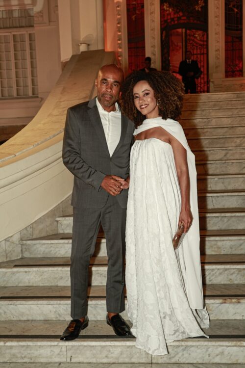 Valéria Almeida e o marido 