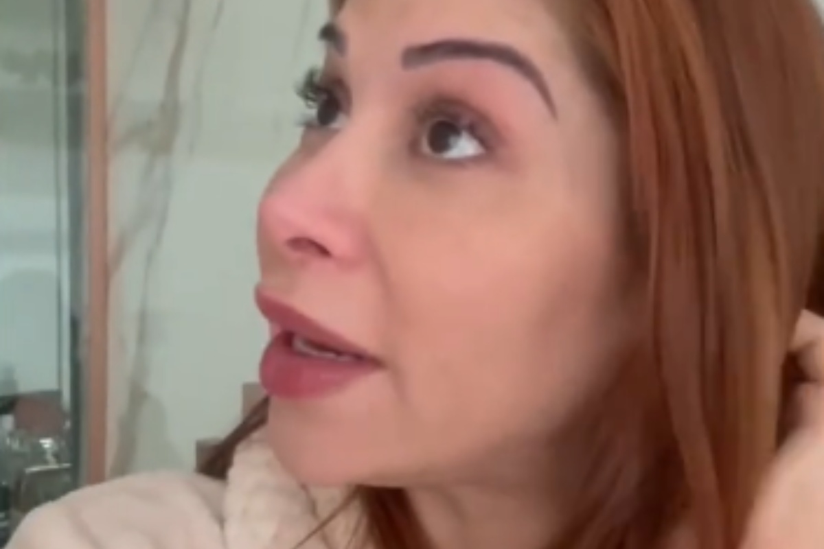 maira cardi após acidente doméstico