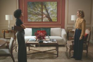 Maria de Fátima (Bella Campos) e Odete (Debora Bloch) em 