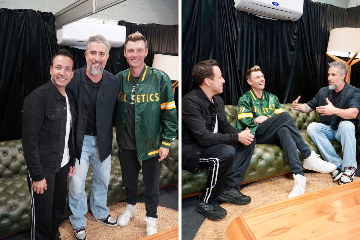 Marcos Mion e Backstreet Boys