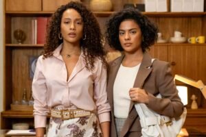 Raquel (Taís Araujo) e Maria de Fátima (Bella Campos) em 'Vale Tudo'