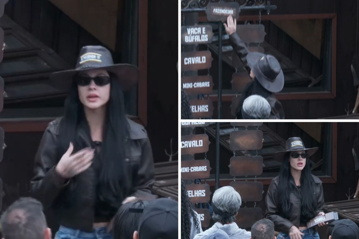 Rayane divide tarefas