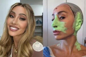 Sabrina Sato 'primeira vez sem pinta' em caracterização para o programa 'Sua Maravilhosa', do GNT